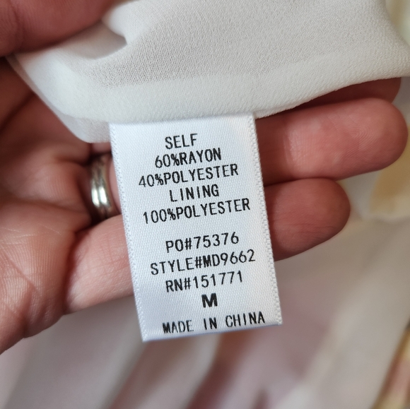 Satin rainbow/tye dye slip dress - Picture 5 of 5